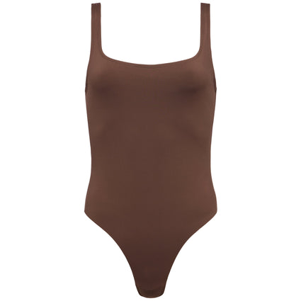 Cameltoe proof thong bodysuit