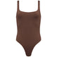 Cameltoe proof thong bodysuit