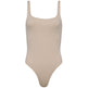 Cameltoe proof thong bodysuit