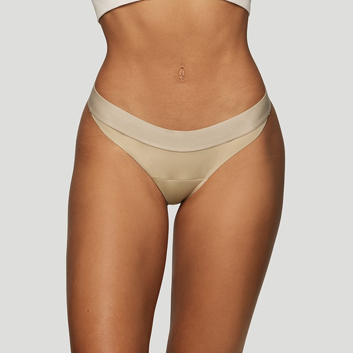 Jiv Athletics Cameltoe Proof High Rise Thongs