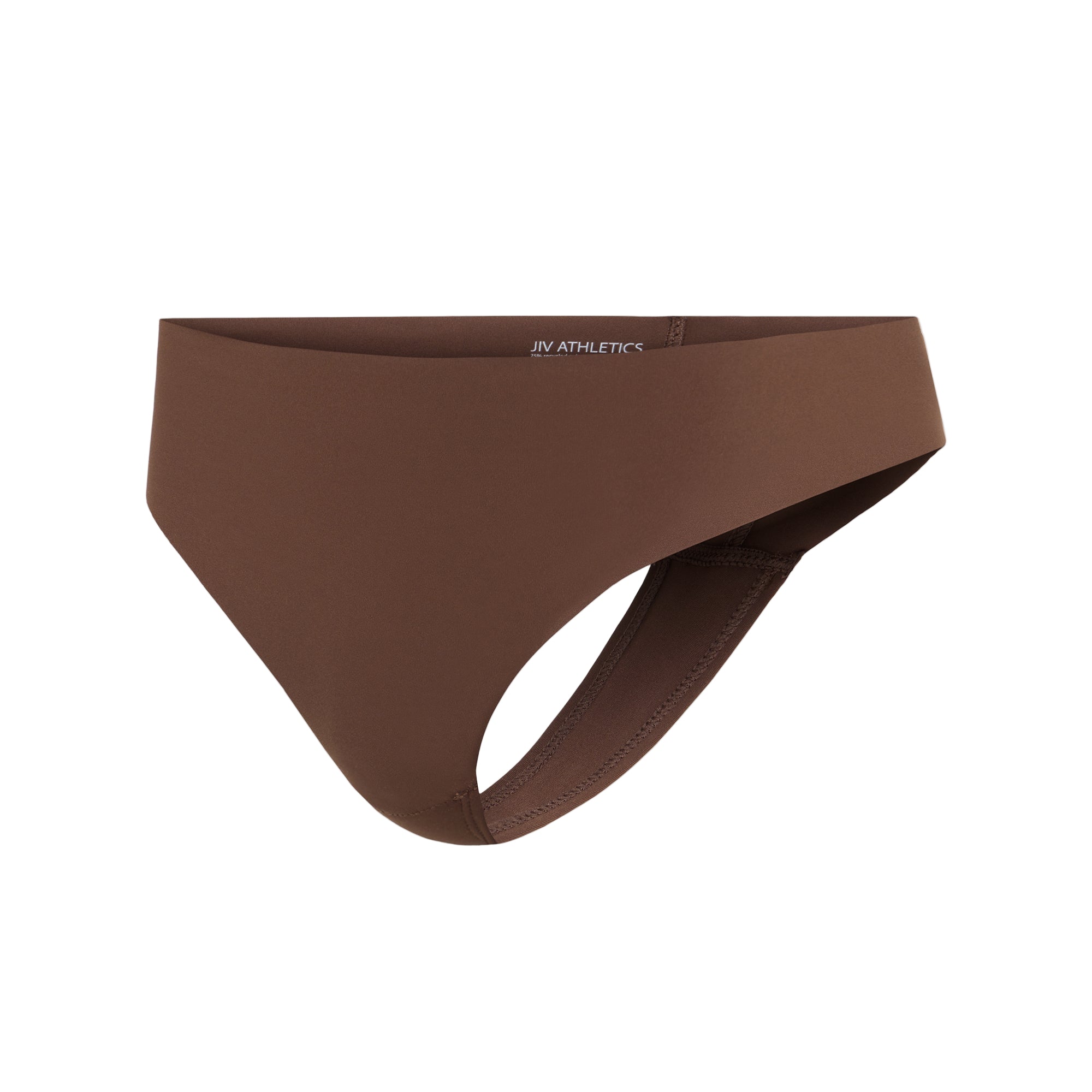 JIV ATHLETICS High Rise Thong - Cameltoe Proof Performance Underwear For Women