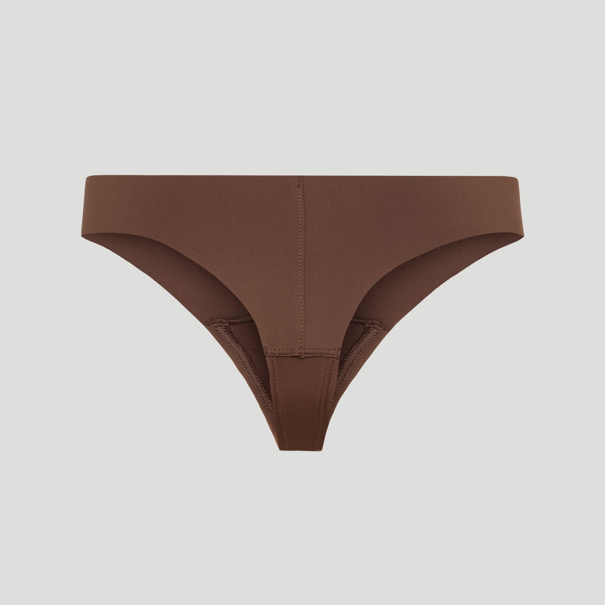 JIV Athletics BNIP Camel Toe Proof Mid Rise Athletic Thong - Coffee,  Women's Fashion, New Undergarments & Loungewear on Carousell